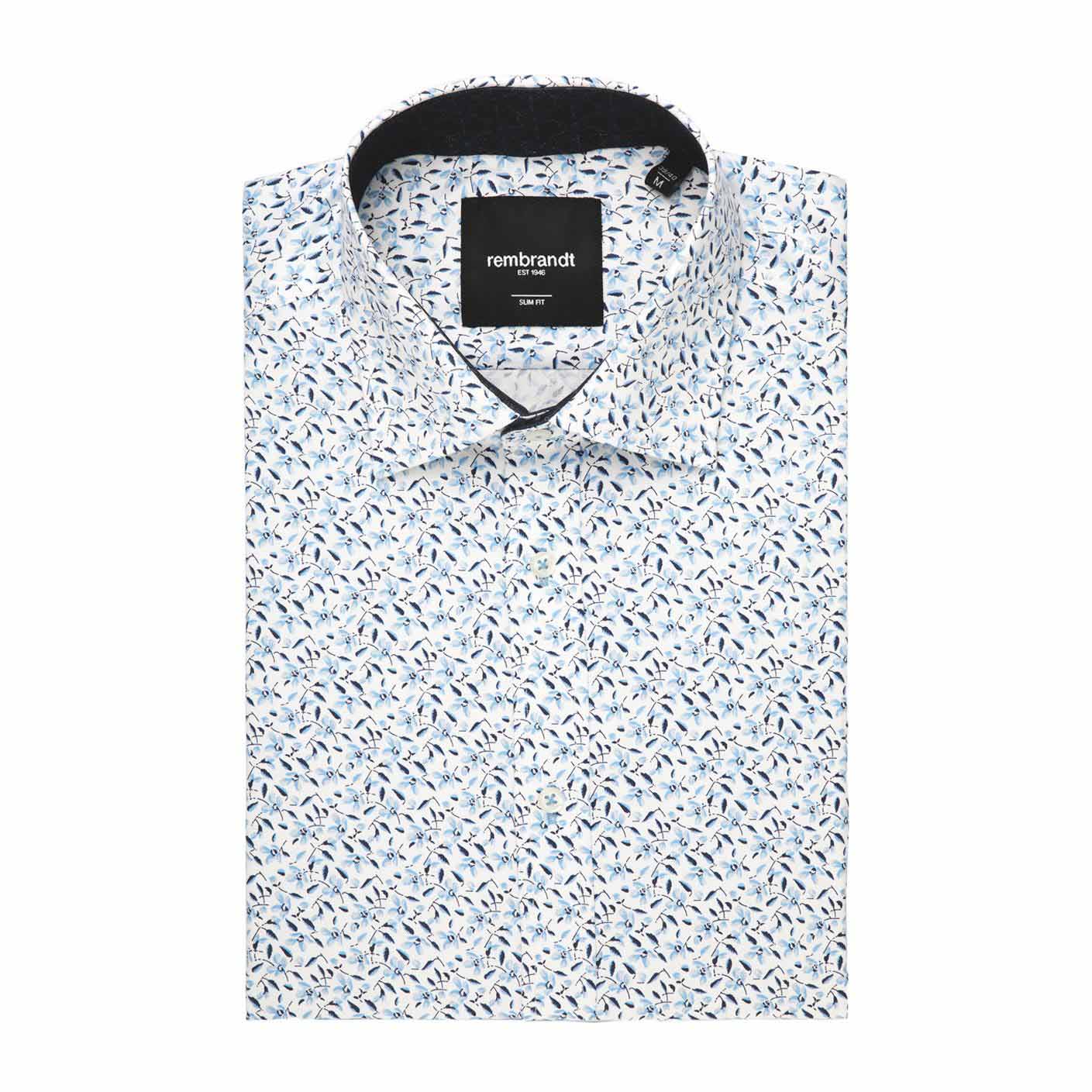 Rembrandt Barbican Light Blue Floral Shirt